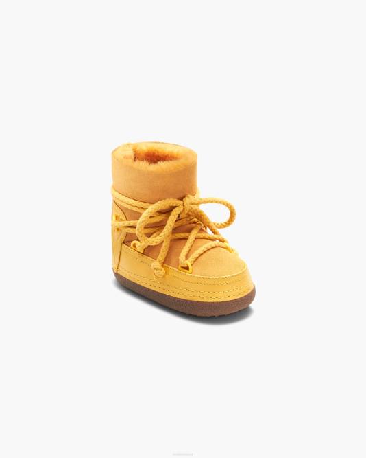 INUIKII Kids Yellow Classic Boot Footwear B8TL381