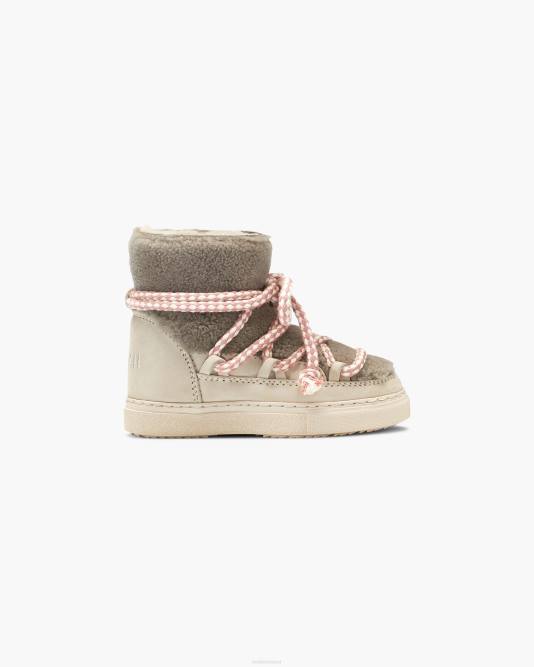 INUIKII Kids Taupe Curly Footwear B8TL397