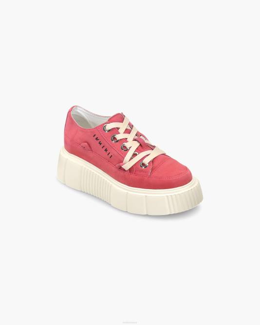 INUIKII Women Pink Matilda Suede Low Footwear B8TL55