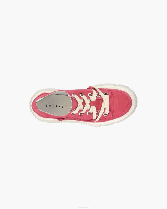 INUIKII Women Pink Matilda Suede Low Footwear B8TL55