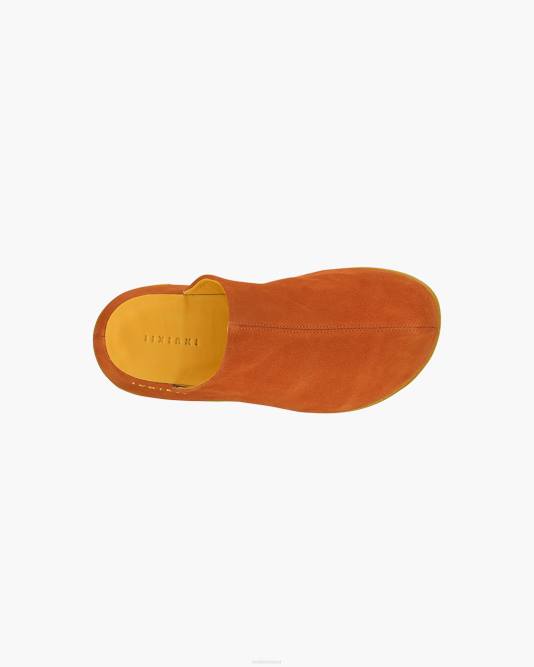 INUIKII Women Orange Sabot Venezia Footwear B8TL62