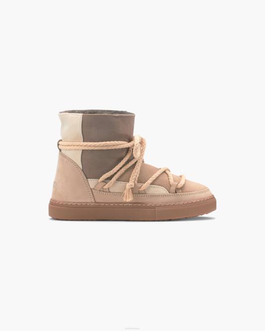 INUIKII Women Beige Patchwork Footwear B8TL232