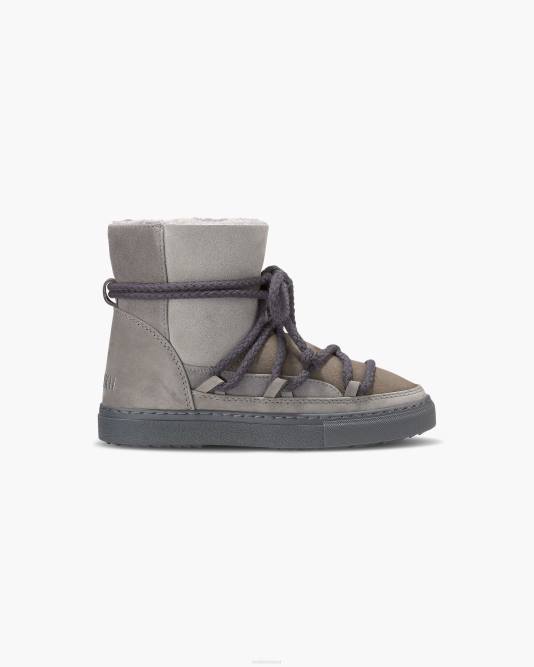 INUIKII Women Grey Patchwork Footwear B8TL233