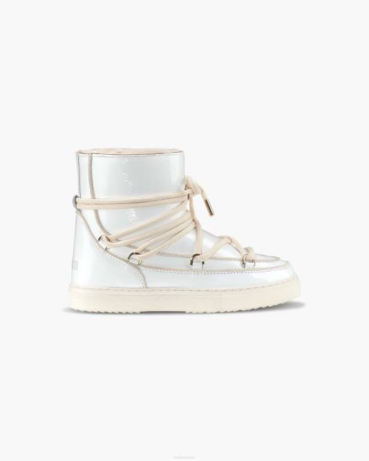 INUIKII Women Off-White Full Leather Naplack Footwear B8TL192