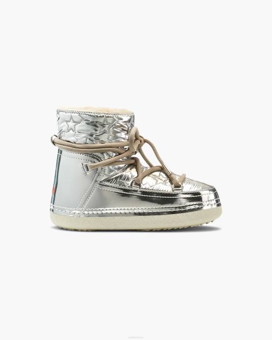 INUIKII Women Silver Bomber Star Footwear B8TL115