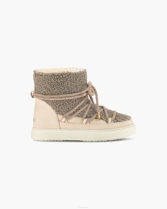 INUIKII Women Taupe Curly Footwear B8TL158