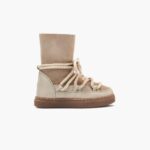 INUIKII Kids Beige Classic High Footwear B8TL384