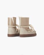 INUIKII Kids Beige Classic High Footwear B8TL384 - Image 4