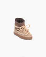 INUIKII Kids Beige Patchwork Footwear B8TL406 - Image 2