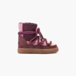 INUIKII Kids Purple Patchwork Footwear B8TL403