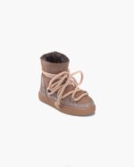 INUIKII Kids Taupe Classic Sneaker Footwear B8TL389 - Image 2