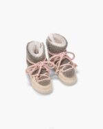 INUIKII Kids Taupe Curly Footwear B8TL397 - Image 3