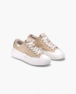 INUIKII Men Beige Canvas Lex Low Footwear B8TL335 - Image 2