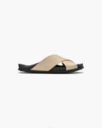 INUIKII Men Beige Crossed Footwear B8TL347