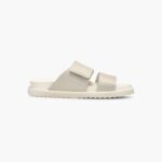 INUIKII Men Beige Double Band Leather Footwear B8TL352