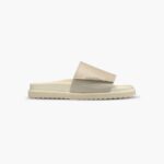 INUIKII Men Beige Velcro Leather Footwear B8TL360