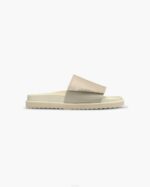 INUIKII Men Beige Velcro Leather Footwear B8TL360