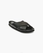 INUIKII Men Black Crossed Footwear B8TL345 - Image 2