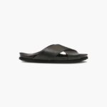 INUIKII Men Black Crossed Footwear B8TL345
