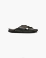 INUIKII Men Black Crossed Footwear B8TL345