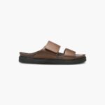 INUIKII Men Brown Classic Double Band Footwear B8TL343