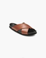 INUIKII Men Brown Crossed Footwear B8TL346 - Image 2
