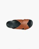 INUIKII Men Brown Crossed Footwear B8TL346 - Image 3