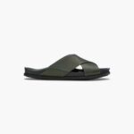 INUIKII Men Green Crossed Footwear B8TL348