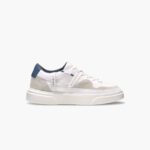 INUIKII Men White / Blue Hugo Accent Footwear B8TL337