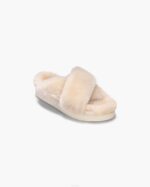 INUIKII Women Beige Classic Shearling Slipper Footwear B8TL103 - Image 2