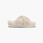 INUIKII Women Beige Classic Shearling Slipper Footwear B8TL103