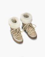 INUIKII Women Beige Classic Sneaker High Footwear B8TL134 - Image 2