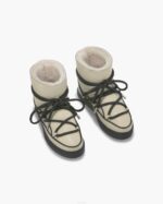 INUIKII Women Beige Full Leather Pastelle Footwear B8TL200 - Image 2