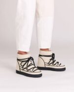 INUIKII Women Beige Full Leather Pastelle Footwear B8TL200 - Image 4