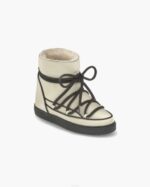 INUIKII Women Beige Full Leather Pastelle Wedge Footwear B8TL201 - Image 2