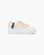 INUIKII Women Beige Matilda Canvas Low 23 Footwear B8TL45