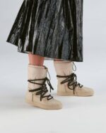 INUIKII Women Beige Technical Classic High Footwear B8TL249 - Image 4