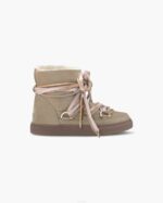 INUIKII Women Beige Tripple Lace Footwear B8TL256