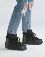INUIKII Women Black Classic Boot Footwear B8TL120 - Image 5