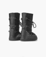 INUIKII Women Black Classic High Laced Footwear B8TL127 - Image 3