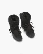 INUIKII Women Black Classic Sneaker High Footwear B8TL133 - Image 3