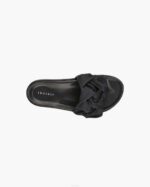 INUIKII Women Black Fjord Flower Platform Footwear B8TL71 - Image 2