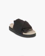 INUIKII Women Black Knot Lino Footwear B8TL77 - Image 2