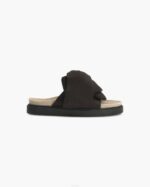 INUIKII Women Black Knot Lino Footwear B8TL77