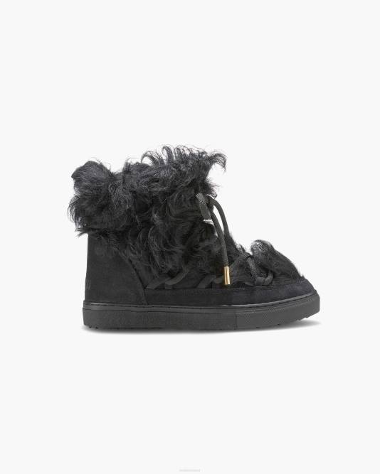 inuikii_women_black_long_curly_footwear_b8tl216.jpg INUIKII Women Black Long Curly Footwear B8TL216 - Image 1