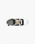 INUIKII Women Black Matilda Canvas High 23 Footwear B8TL38 - Image 3