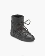 INUIKII Women Black Nappa Wedge Footwear B8TL229 - Image 2