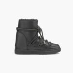 INUIKII Women Black Nappa Wedge Footwear B8TL229