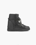 INUIKII Women Black Nappa Wedge Footwear B8TL229
