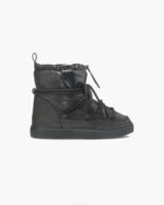 INUIKII Women Black Puffer Low Footwear B8TL242